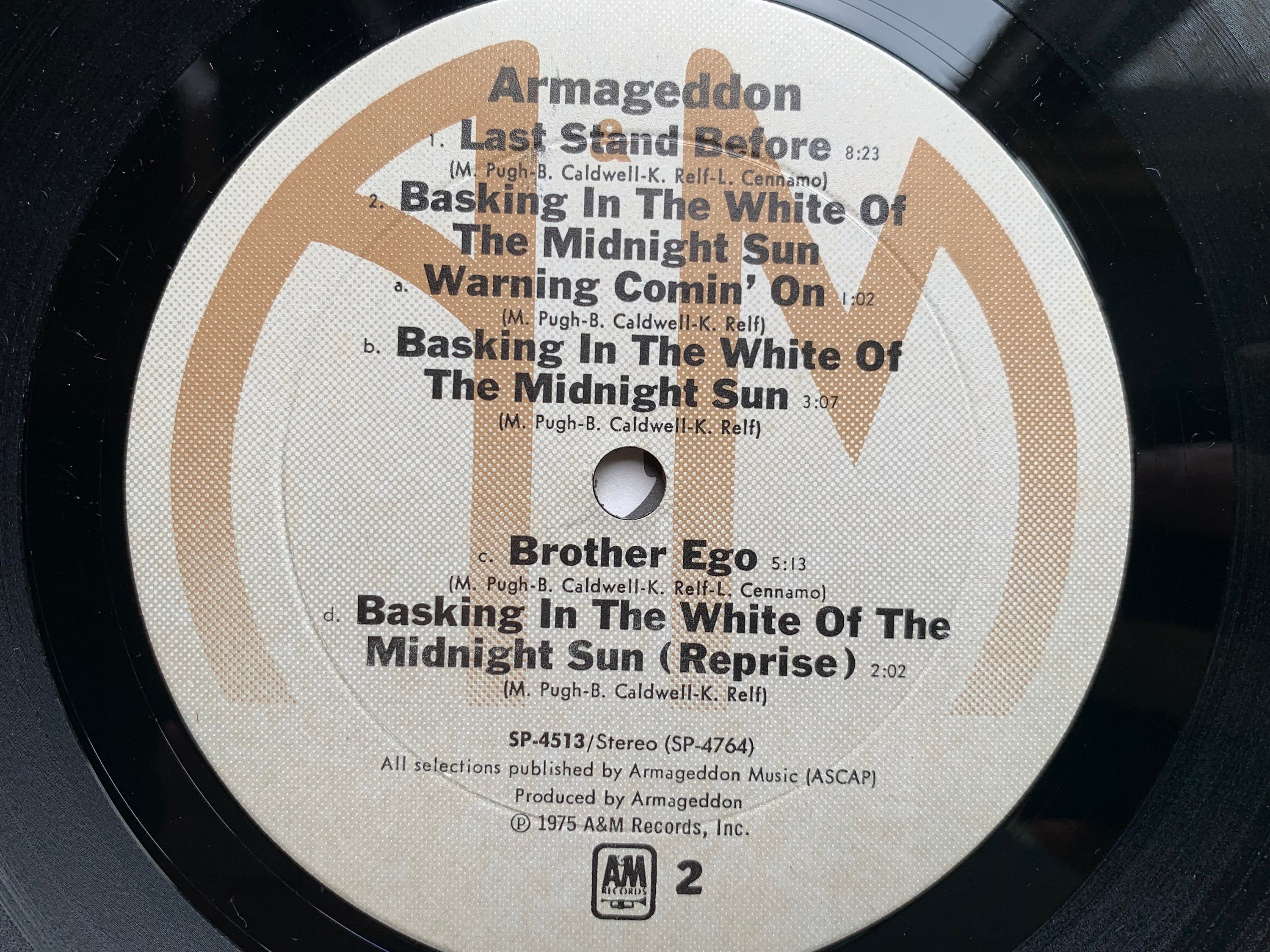 Armageddon Self Titled Armageddon 1975 Original Pressing, Terre