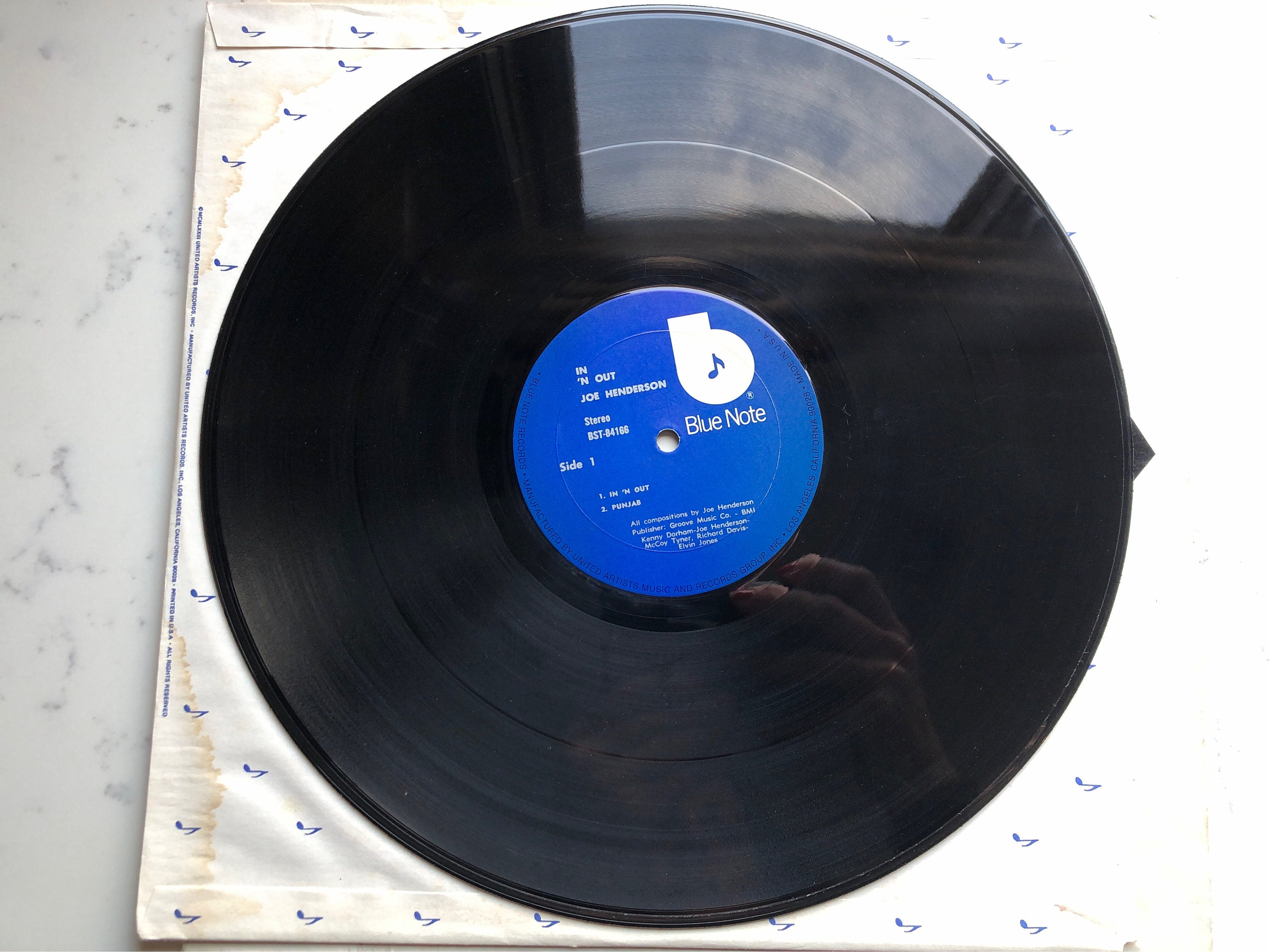 Joe Henderson, in 'N Out, Blue Note BST 84166 Vintage Records