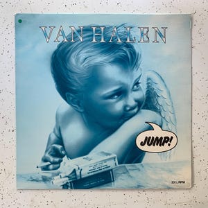 Van Halen Jump! Original Vintage 12&quot; single 33 1/3 records Original 1986 Vintage Vinyl Warner Brothers PRO-A-2105 PROMO