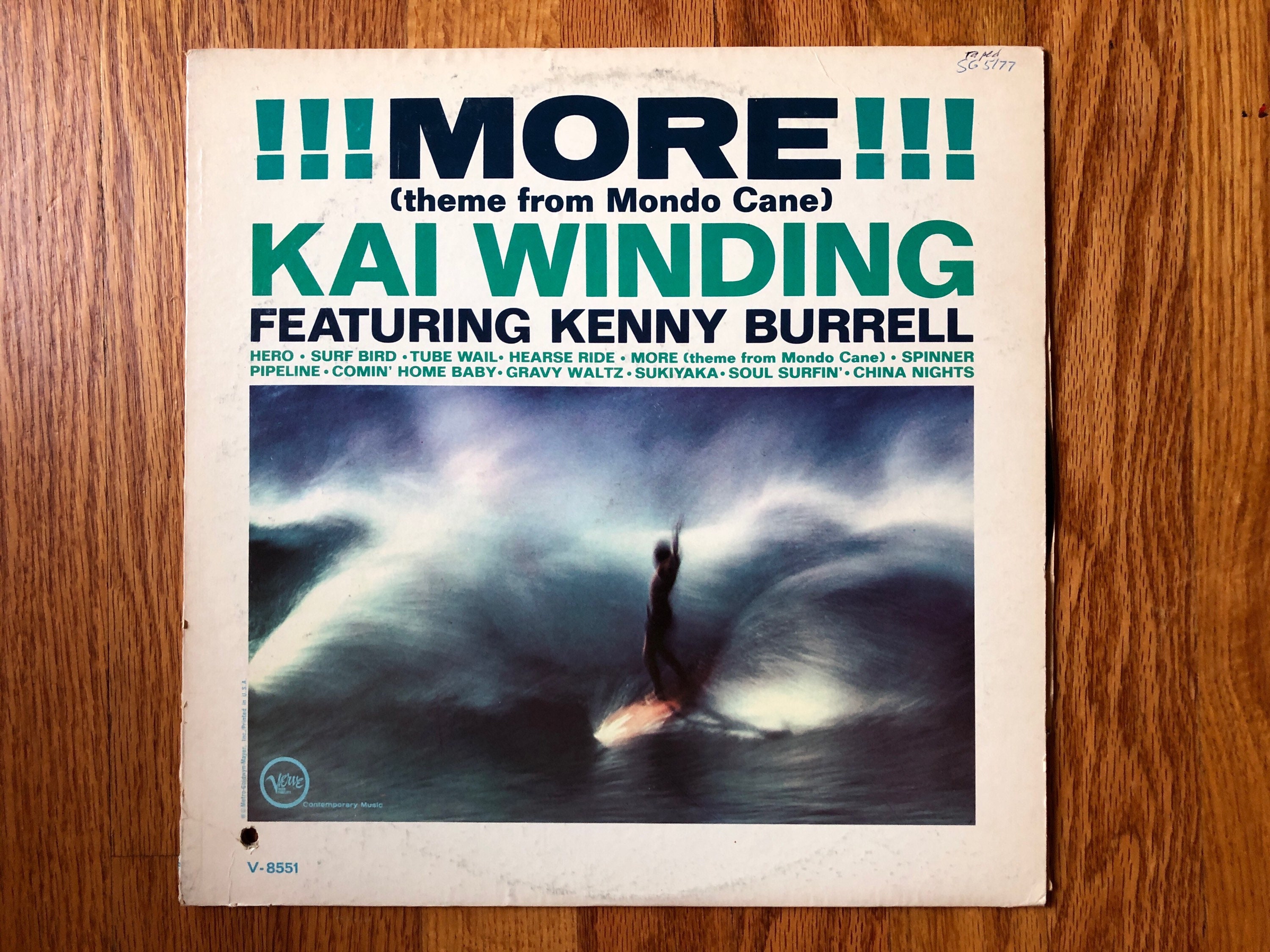 Kai Winding MORE theme From Mondo Cane Featuring Kenny Etsy UK