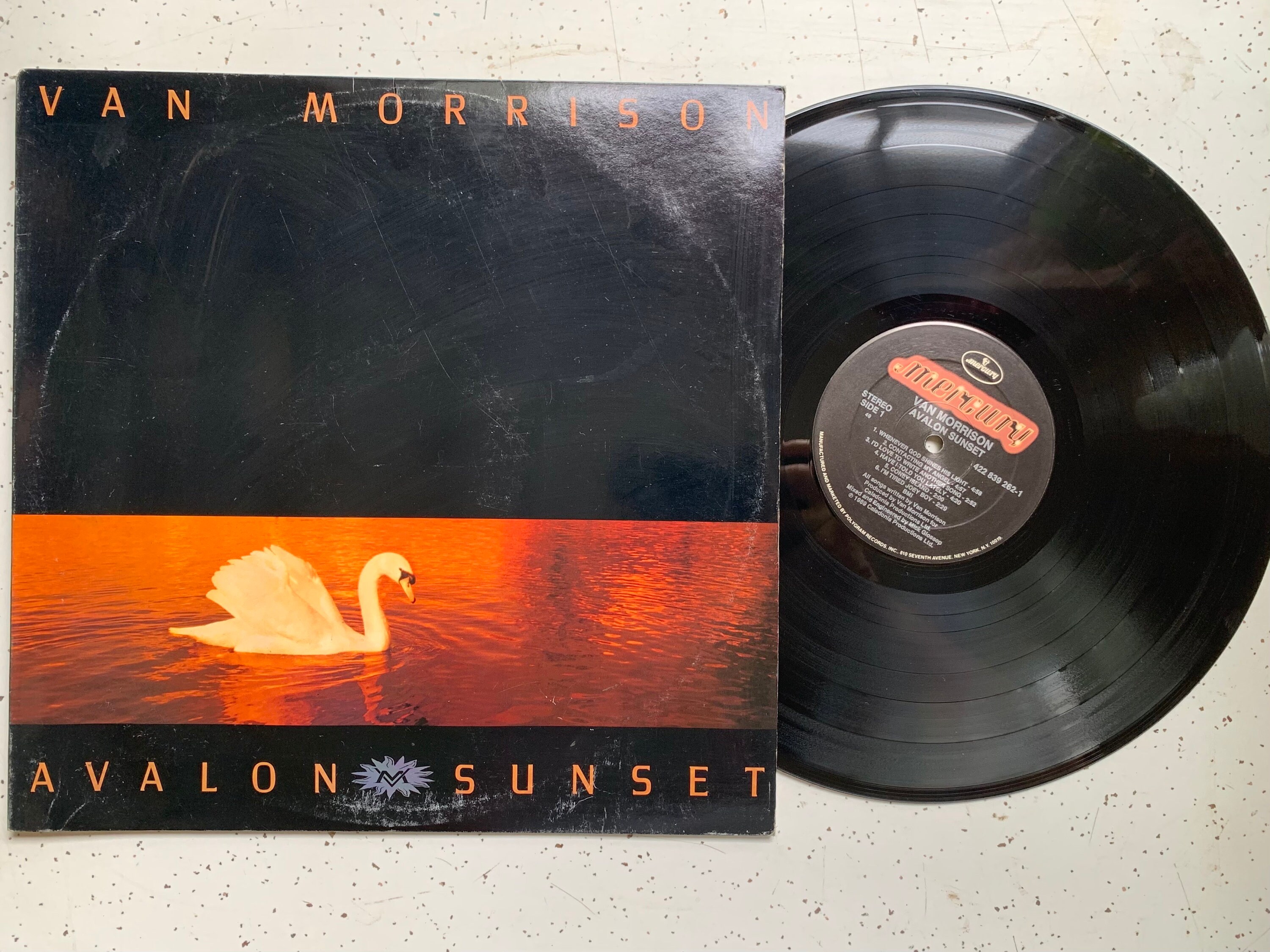 Van Morrison 「Avalon Sunset」 レコード Van Morrison Avalon Sunset Vinyl Record Mercury 422 839 262-1