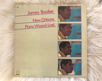 James Booker New Orleans Piano Wizard: Live! Rounder Records 2027 Vintage Vinyl Records