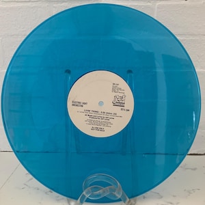 Electric Light Orchestra- Livin Thing, Jet Records SP-137, Blue Transparent 33 1/3, United Artists Records Vintage Records, 70&#39;s Rock Album