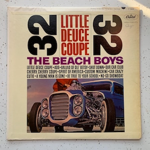 The Beach Boys Little Deuce Coupe Capitol Records Mono T 1998, Original 1963 Surf Pop Rock Records