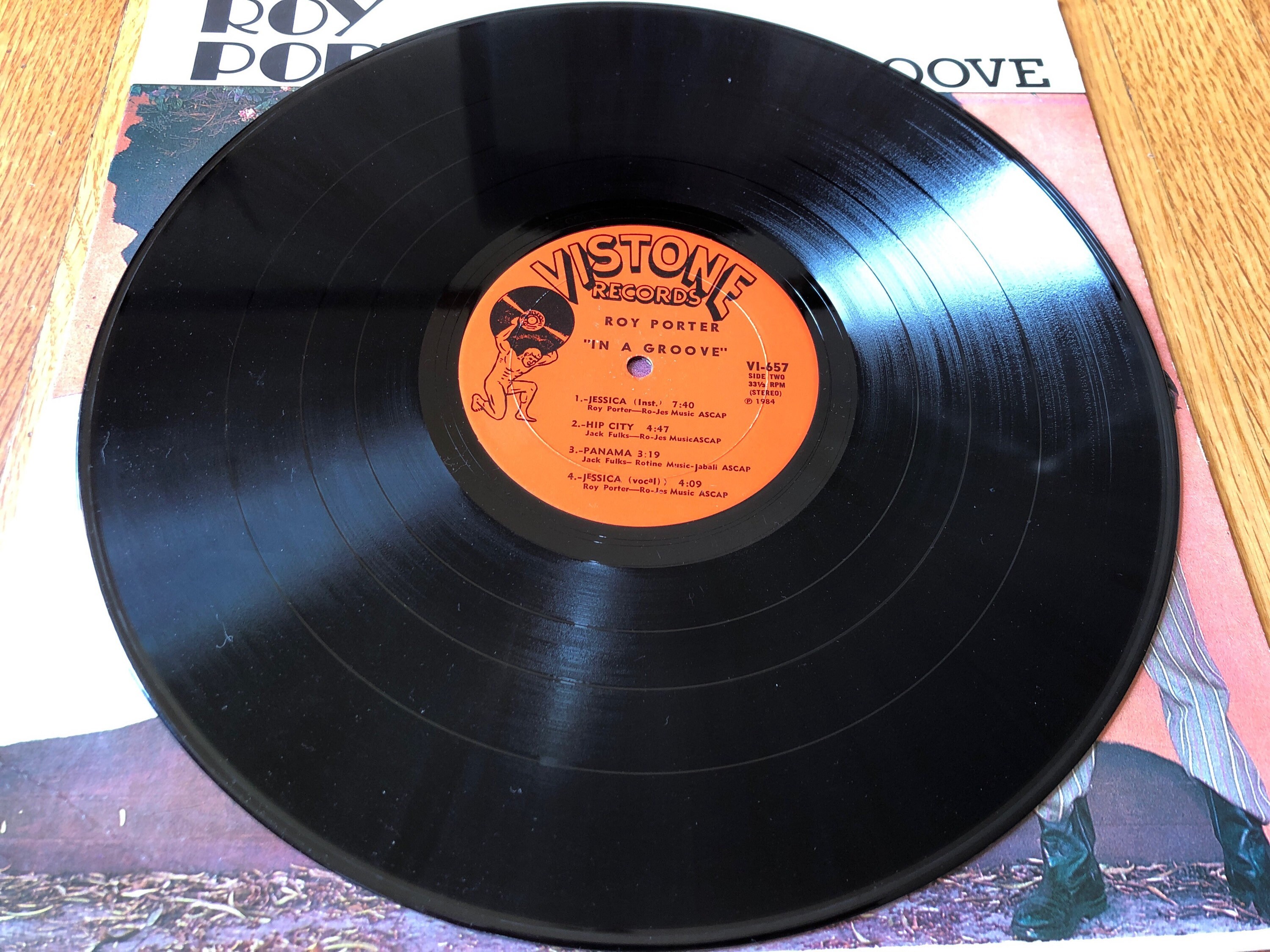 Roy Porter in A Groove Vistone Records V 657 Red Label 1984 Jazz 