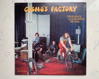 Cosmo's Factory, Credence Clearwater Revival  Vintage Vinyl Records Southern Rock Records Country Rock Albums 1st Pressing 1970 Hollywood