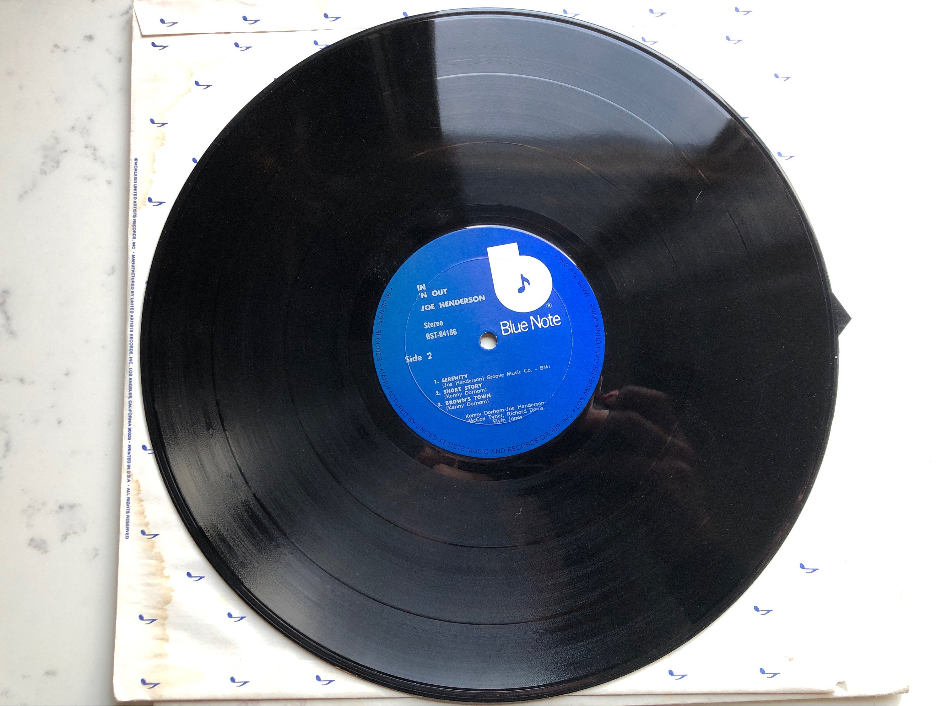 Joe Henderson, in 'N Out, Blue Note BST 84166 Vintage Records