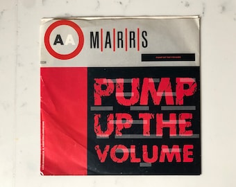 Marrs, Pump up the Volume, 12 Inch / Vinyl - Etsy