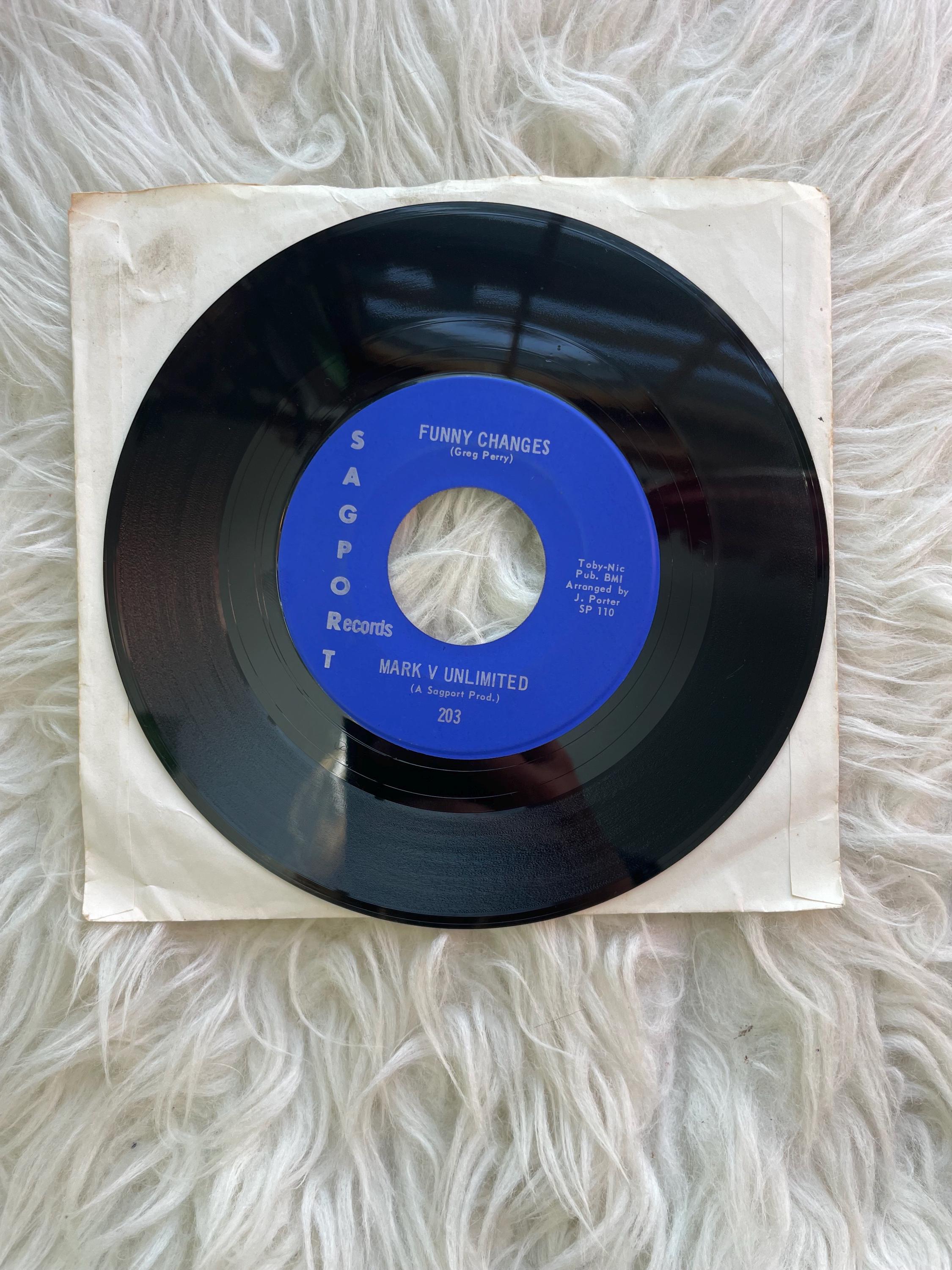 洋楽 Mark V Unlimited 203 Funny Changes Gone! Mark V Unlimited Gone! / Funny Changes Sagport Records – 203