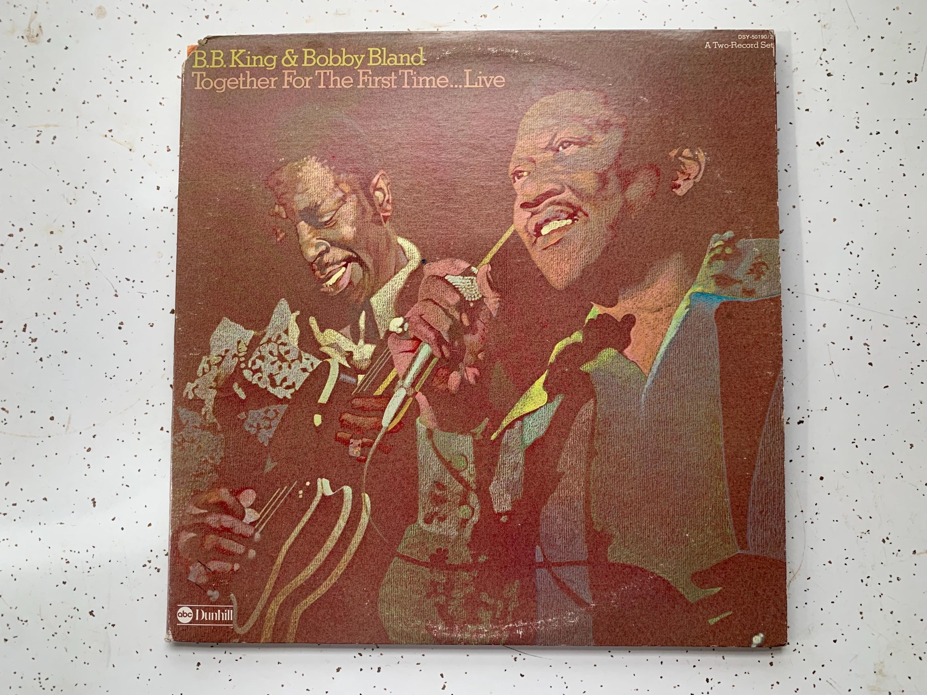 B.B. King & Bobby Bland Together For The First Time... Live, ABC Dunhill DSY-50190/2, Original 1974 Electric Blues Records