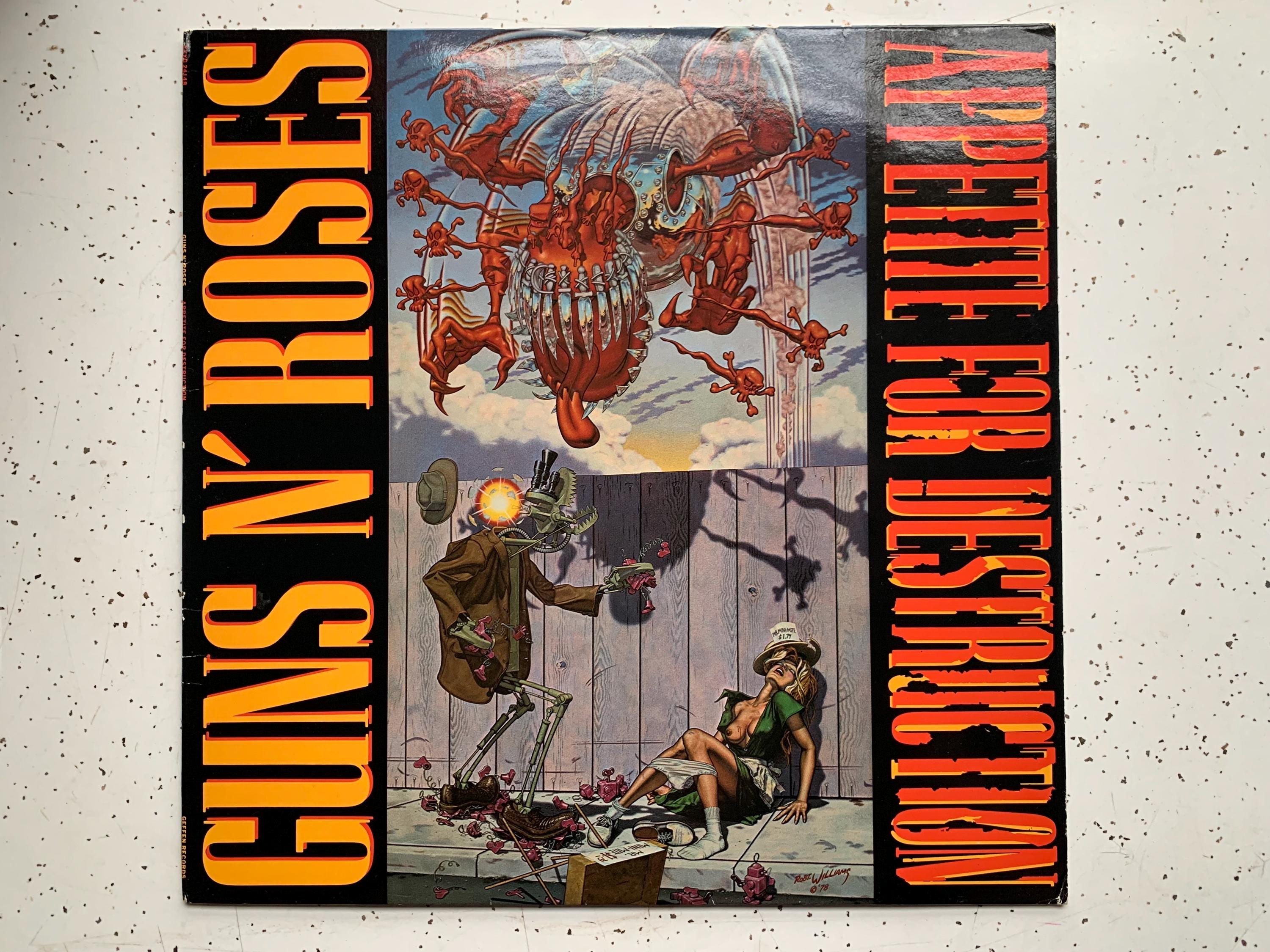 Guns N' Roses, Appetite for Destruction, RARE 1987 Original Banned