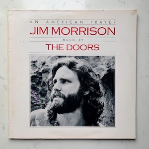 The Doors Music By The Doors An American Prayer, Original 1978 Red Labels Elektra 5E-502 Blues Rock gatefold, 70&#39;s Blues Rock Records