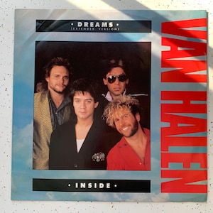 Van Halen Dreams (Extended Version) / Inside Original 1986 Vintage Vinyl Warner Bros. Records W8642T