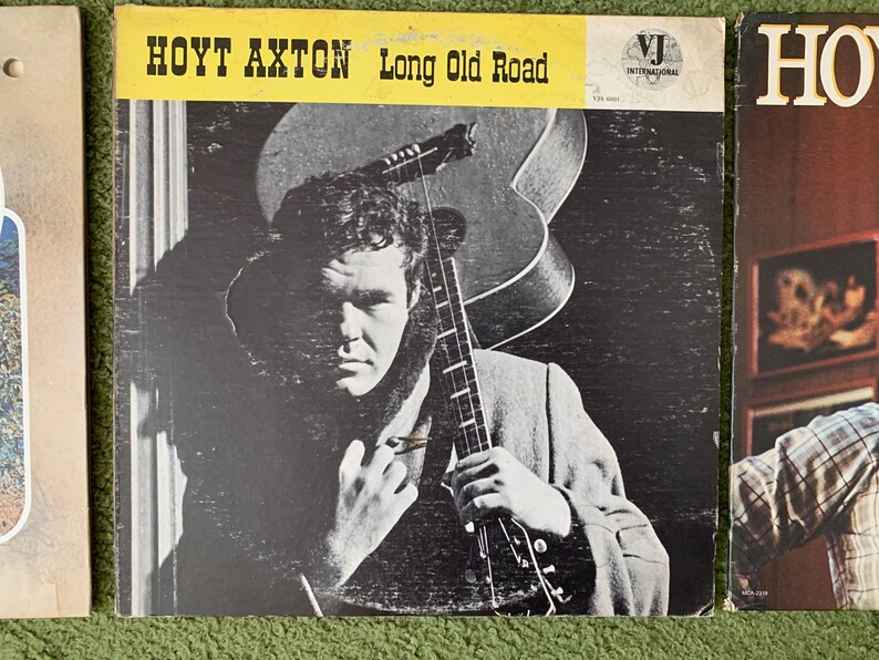 Hoyt Axton Record Bundle, Free Sailin', Sings Bessie Smith, Snowblind Friend, Long Old Road, Country Anthem 1960s-1970s Hoyt Axton Records image 7