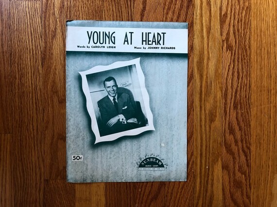 Young At Heart Vintage Sheet Music Carolyn Lee Johnny Richard Etsy
