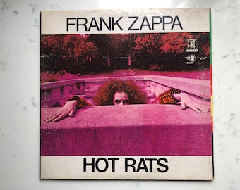 Frank Zappa | Hot Rats |  Bizarre Records – RS6356 | 1969 Frank Zappa | Rare Records | Vintage Vinyl | 1960's records