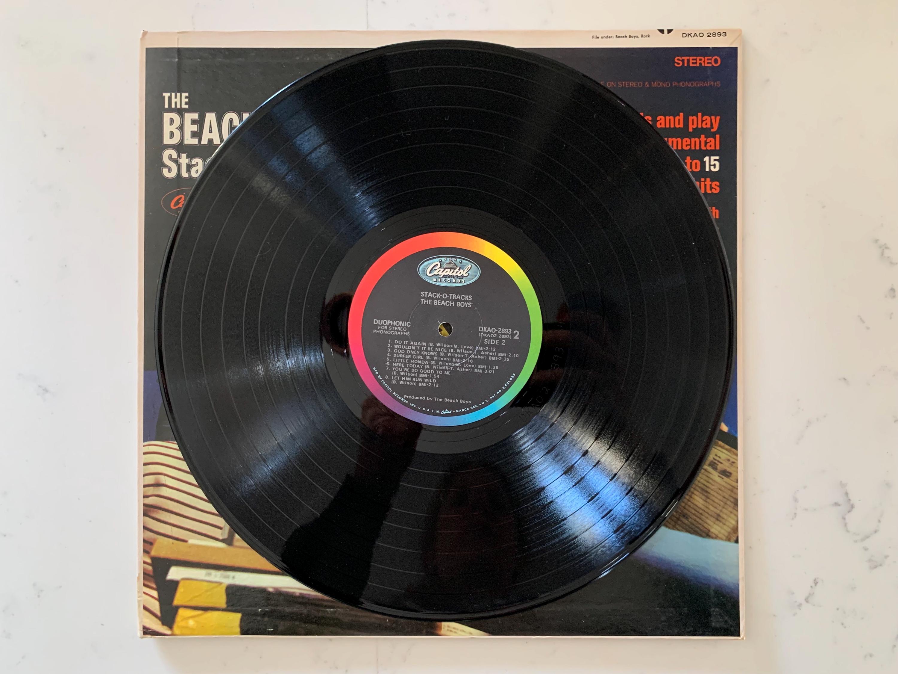 Stacko Album The Beach Boys Stack-o-tracks Capitol Records DKAO-2893, Original 1968 ...