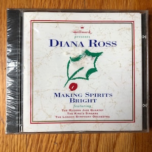 Diana Ross Making Spirits Bright CD Modern Jazz Quartet Christmas Music Hallmark Presents SEALED