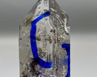 Enhydrokwartskristal / Bewegend water bellenkwartsmonster / Inbegrepen kwartsmineraal / Verzamelkristal / Woondecoraties / 86 karaat
