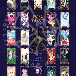 PokéTarot Major Arcana Tarot Deck