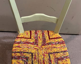 Re-caned child's chair