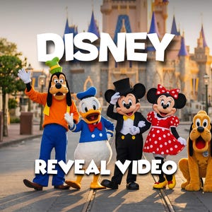 disney reveal video, disney reveal, disney trip reveal, disneyland reveal video, Customize Video,trip reveal video,surprise disneyworld trip