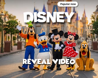 disney reveal video, disney reveal, disney trip reveal, disneyland reveal video, Customize Video,trip reveal video,surprise disneyworld trip
