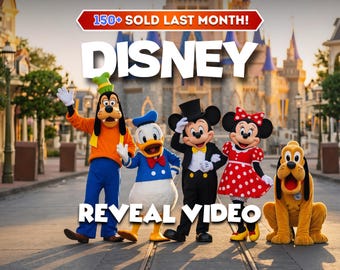 disney reveal video, disney reveal, disney trip reveal, disneyland reveal video, Customize Video,trip reveal video,surprise disneyworld trip