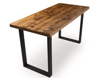 Solid Wooden Desk - Box Legs