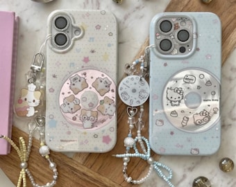 Kawaii Star Phone Case, Korean Y2K Charm Cover, Protective iPhone 17 Pro Max