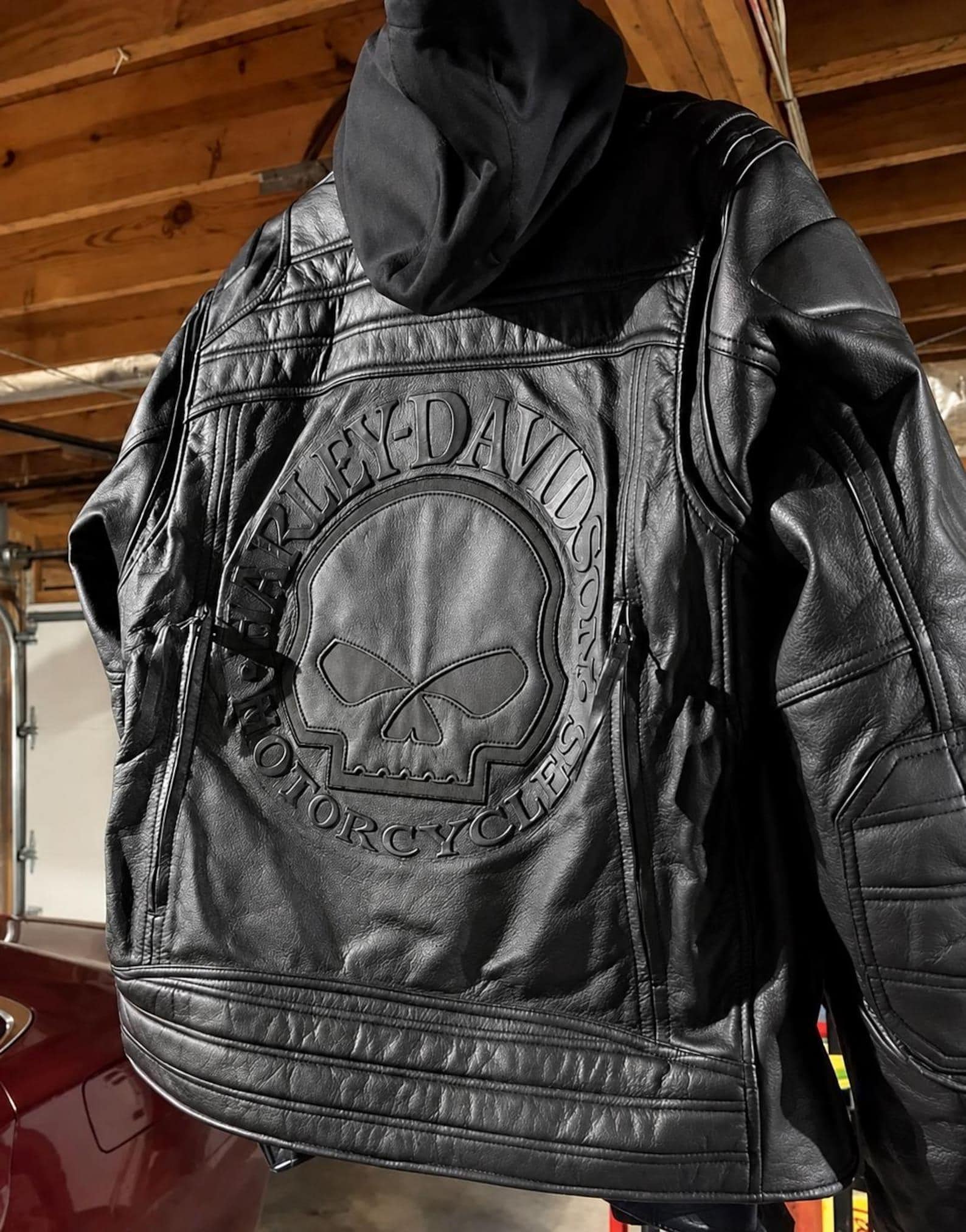 Harley Davidson Skull Jacket - Etsy