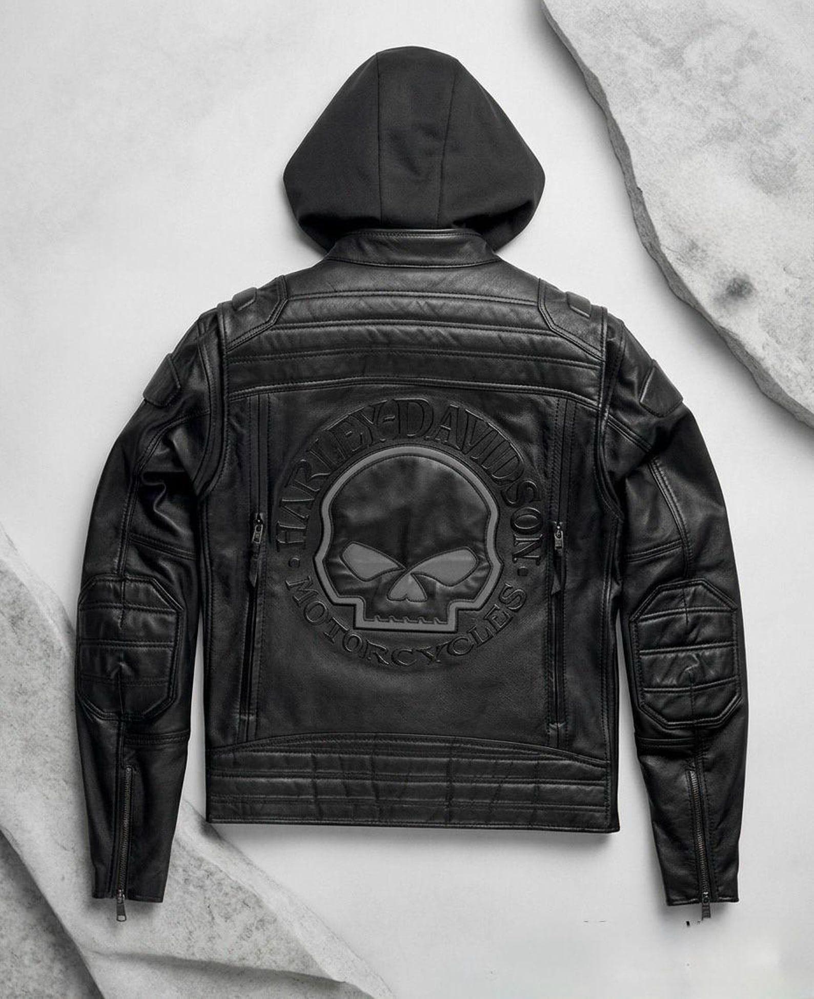 Harley davidson, willie g leather jacket - Etsy 日本