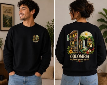 Colombia Sweatshirt | Colombian Pride Sweatshirt | Colombia Gift for Men & Women | Colombian Heritage Sweatshirt | Colombia World cup 2026