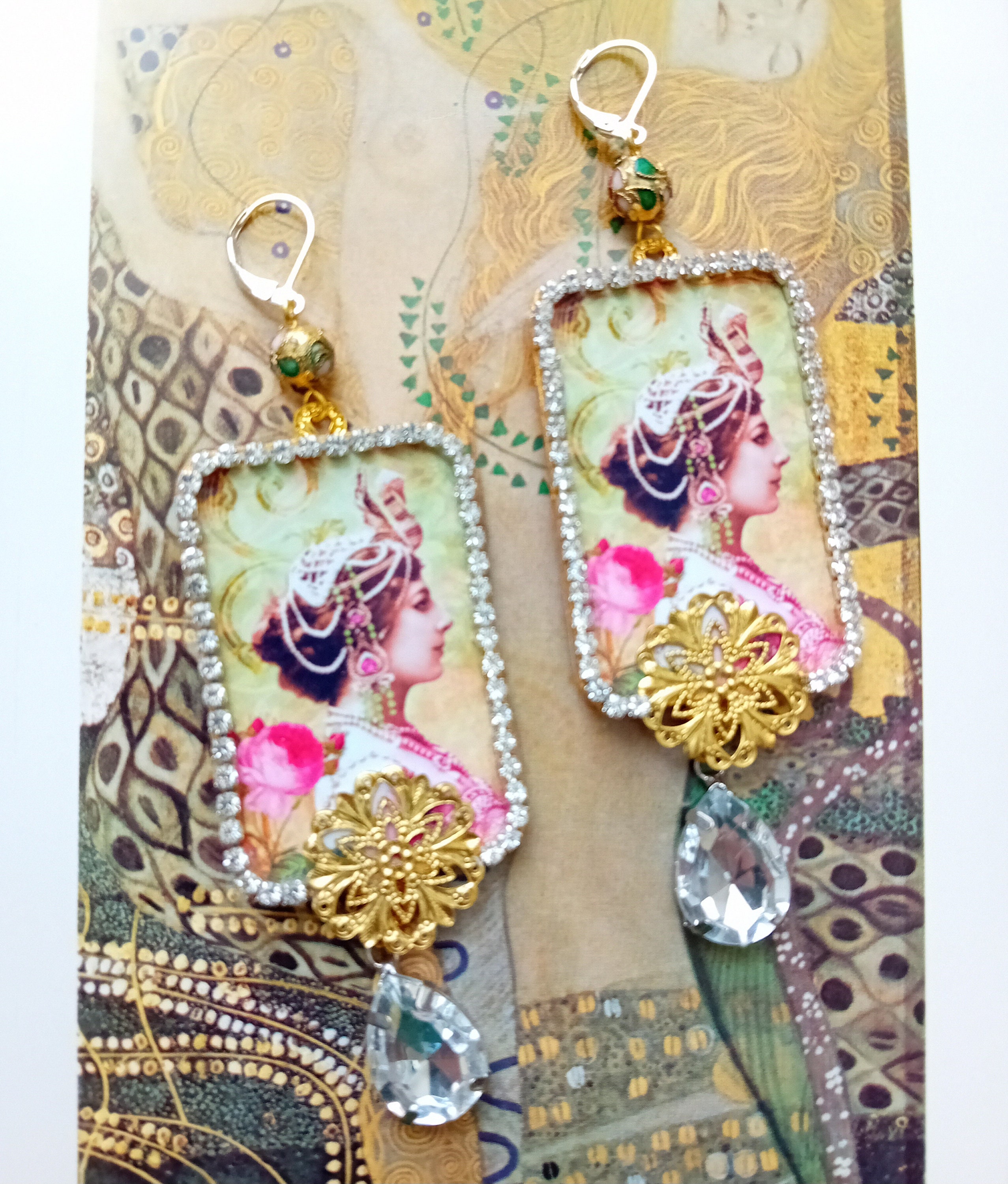Boucles d'oreille gitane or - France