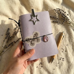Handmade Custom 100% Genuine Leather Planner – Traveler's Notebook with Replaceable Inserts (Tri-fold Cover)