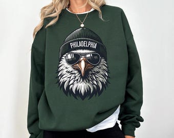 Philadelphia Football Sweatshirt, Champs Philadelphia Football Sweatshirt, Sundays Cool Mascot Philadelphia Football Hoodie and Sweatshirt