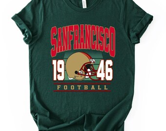 San Francisco Football Shirt – Game Day Dad Shirt & Sweatshirt – Father's Day Sports Gift – Football Season Fan Apparel – Bay Area Team Tee