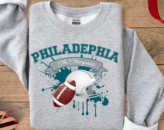 The Champion Philadelphia Football Sweatshirt, Philadelphia Shirt, 2025 Champion Philly Sweater, Philly Bird Football TShirt