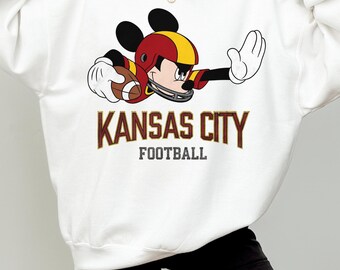Retro Kansas Mickey Sweatshirt, Comfort Colors® Disney Retro Kansas City Shirt, Mickey Kansas City Sweatshirt, Disney Kansas City Hoodie