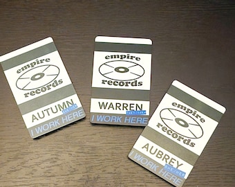 Empire Records Name Tag
