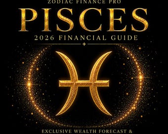 Fische Budget Ratgeber 2026 | Sternzeichen Geld Vorschau PDF | Reichtum & Fülle-Führer | Sofortiger digitaler Download