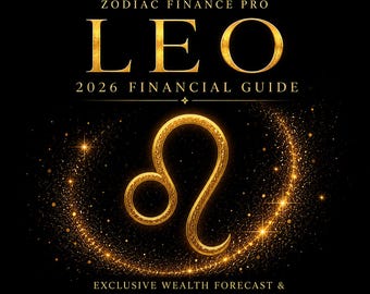 Löwen Buchhaltungsleitfaden 2026 | Sternzeichen Geld Vorschau PDF | Reichtum & Fülle-Führer | Sofortiger digitaler Download