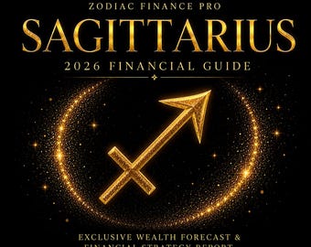 Schütze Haushaltsführer 2026 | Sternzeichen Geld Vorschau PDF | Reichtum & Fülle-Führer | Sofortiger digitaler Download