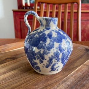 North Carolina Pottery John Garrou Spongeware kan