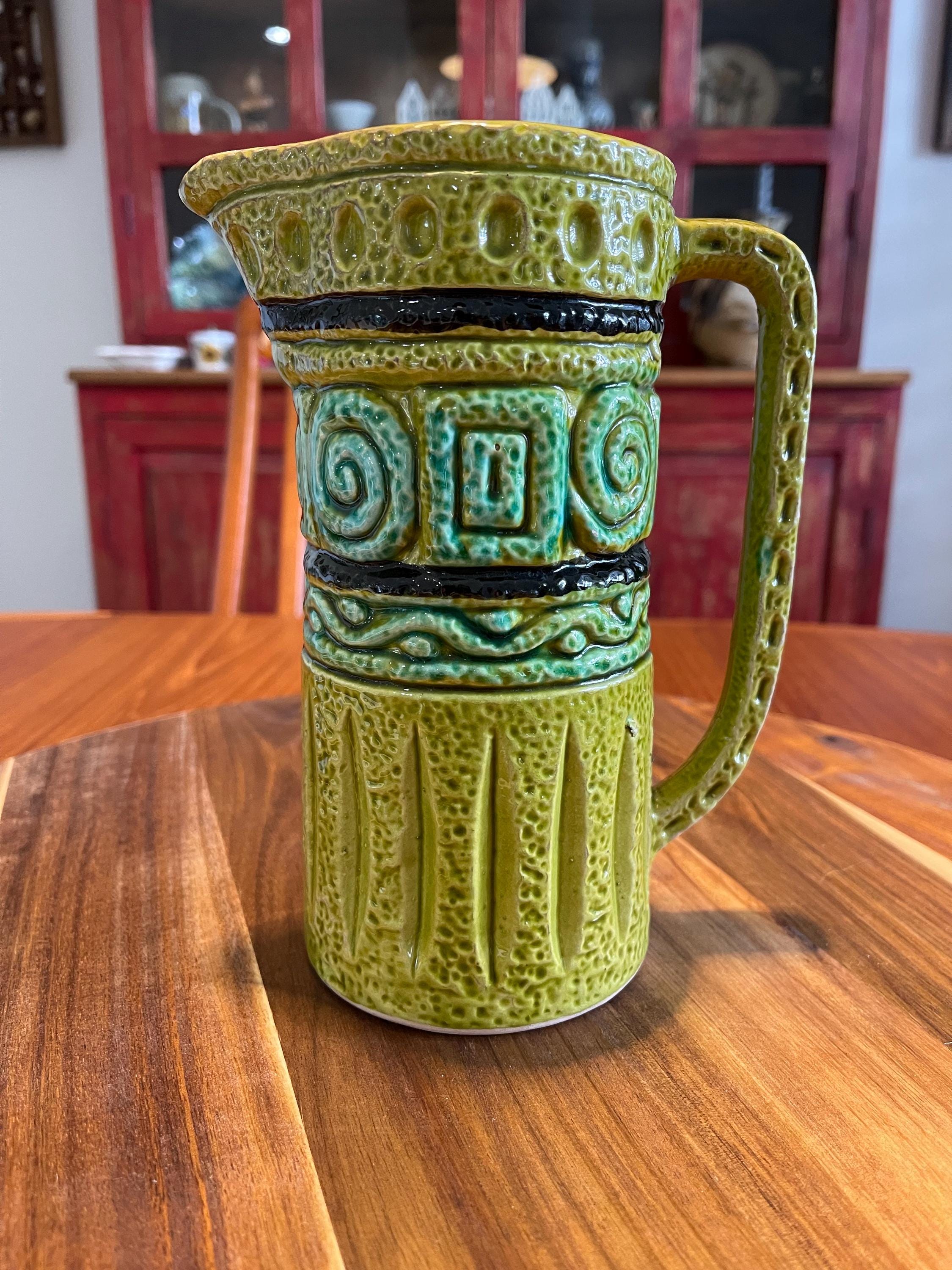 Bitossi Pottery Pitcher - Etsy