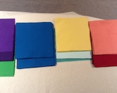 Pre-cut Quilting Squares, Cotton fabric 6 quot squares - QTY 300 Solid Variety Mix, Reserved