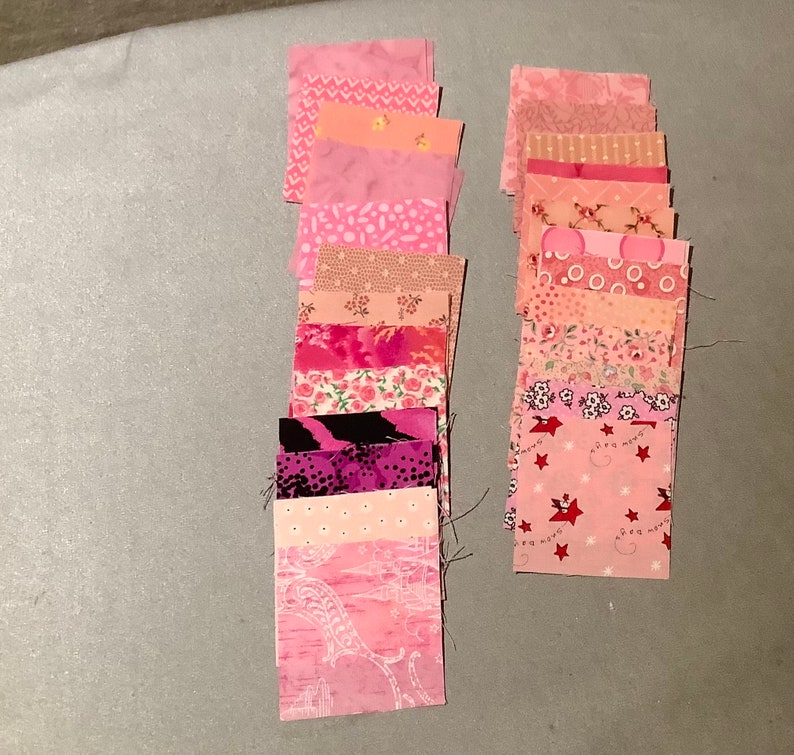 Precut Quilting Squares Cotton Fabric 2.5 Squares Etsy