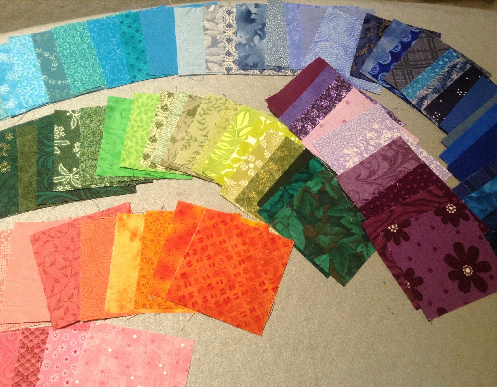 Precut Quilting Squares Cotton Fabric 3 Squares QTY Etsy