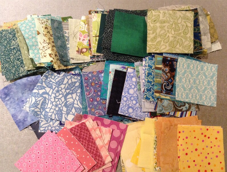 Precut Quilting Squares Cotton Fabric 3 Squares QTY Etsy