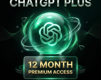 ChatGPT Plus Access | 12 Month Private Account (Digital Delivery)